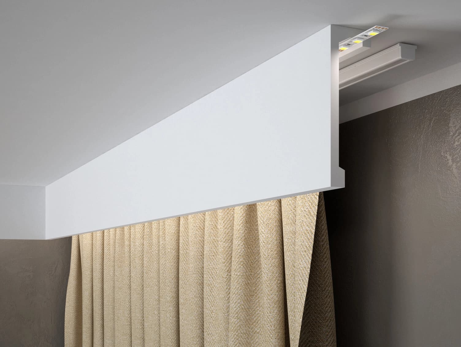 Cornișă mascare draperie QL036T
