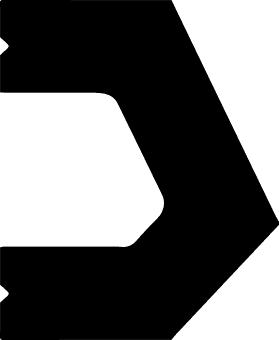 Secțiune transversală — Profil decorativ perete 6.51.808