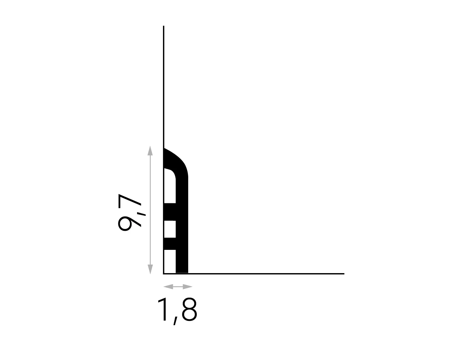 Plintă flexibilă MD355F — imagine 2