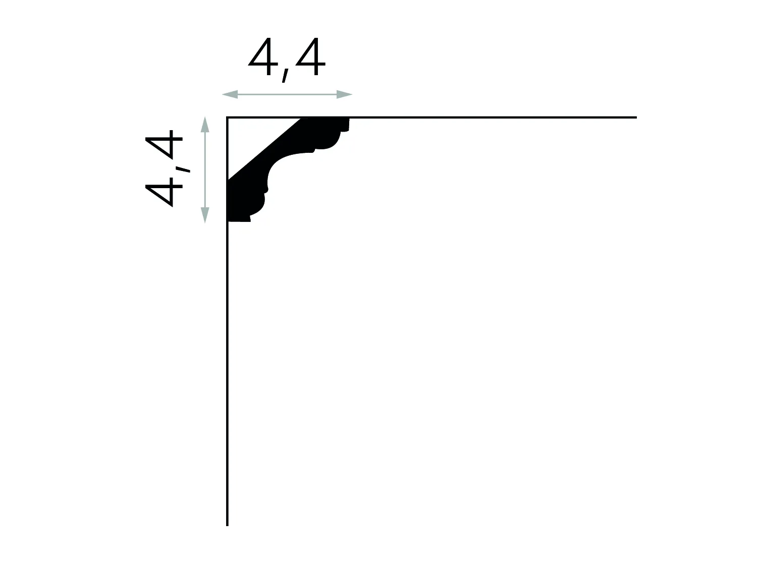Cornișă flexibilă MDB112F — imagine 2