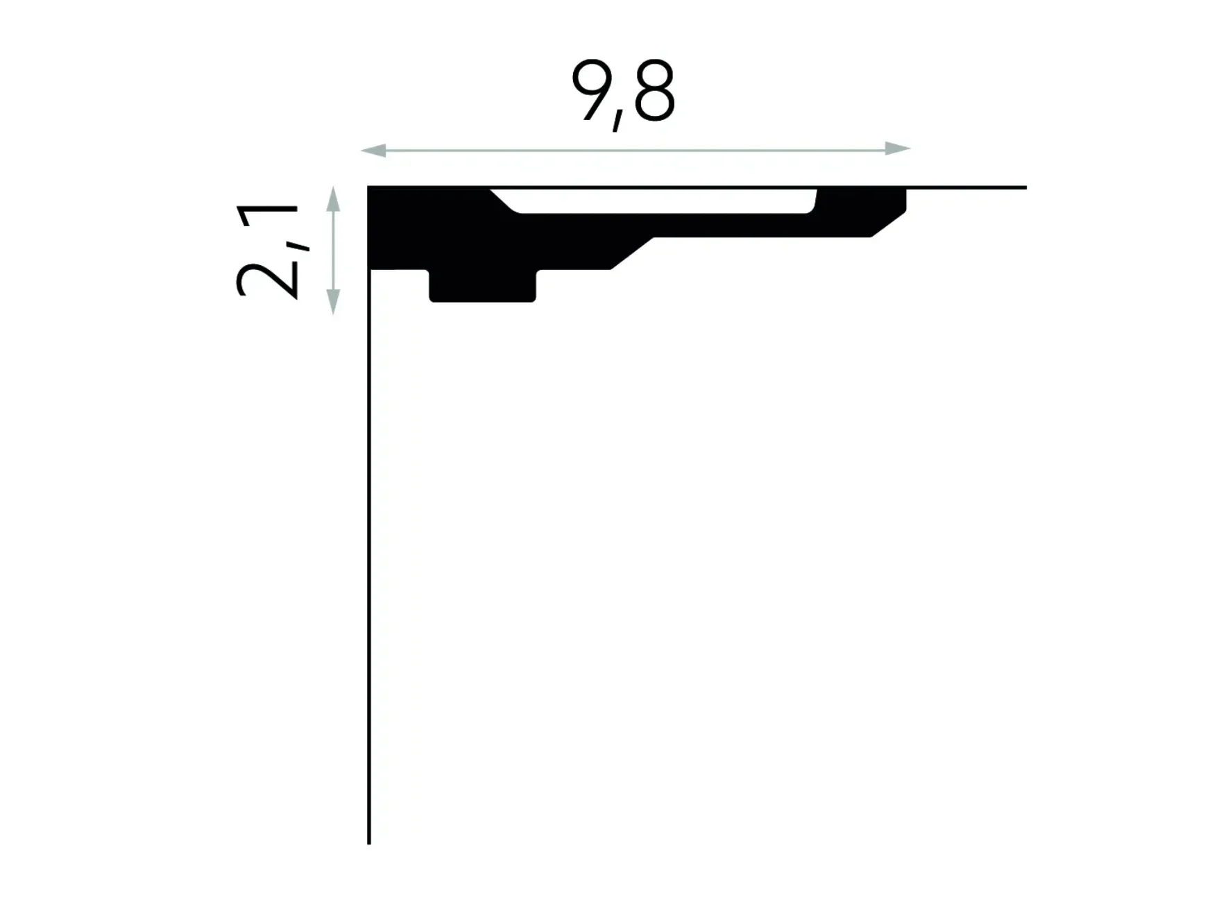 Cornișă MDB165 — imagine 2
