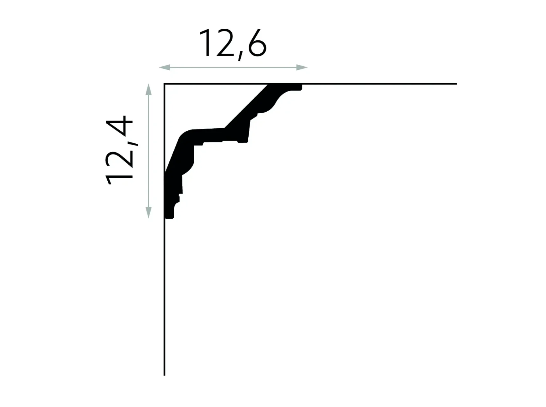 Cornișă flexibilă MDB169F — imagine 2