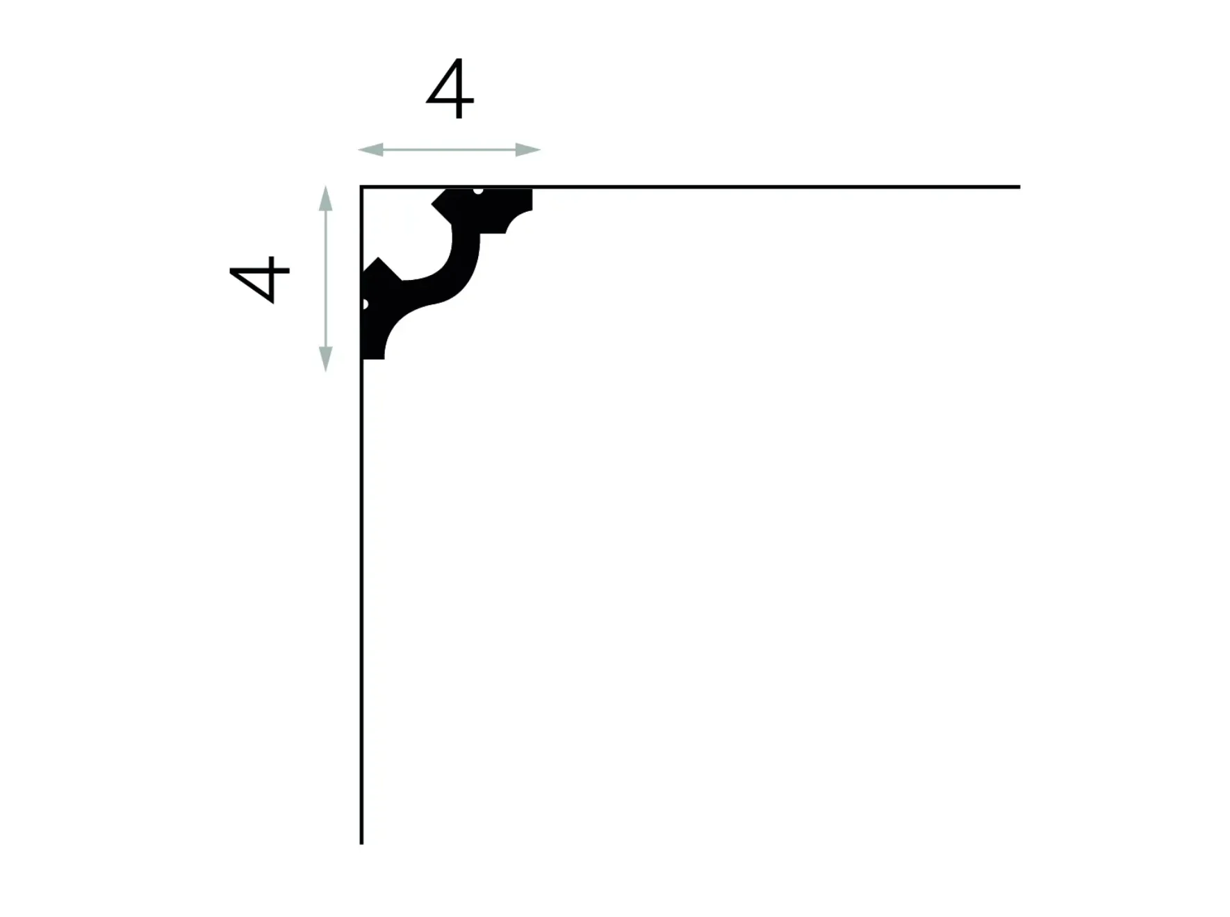 Cornișă flexibilă MDB172F — imagine 2