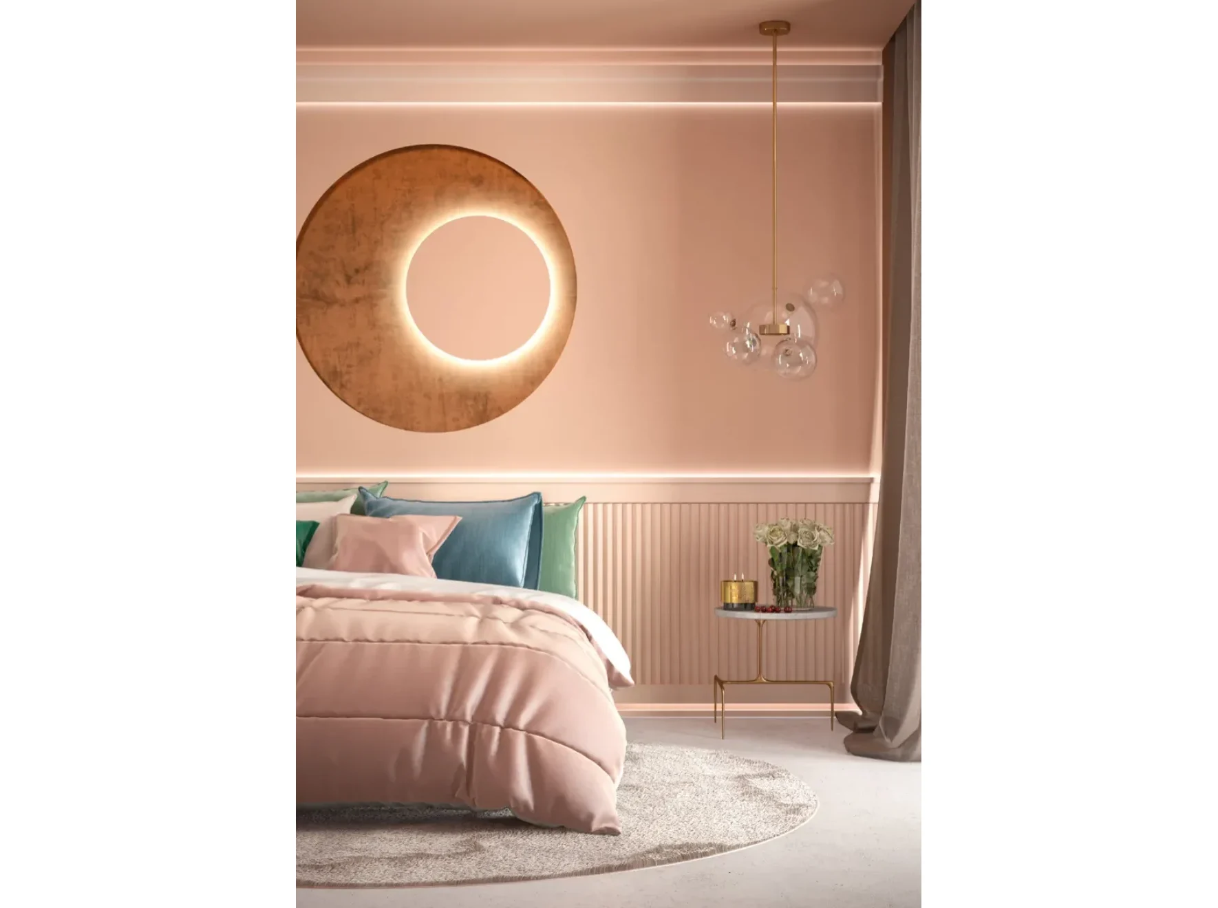 Cornișă bandă LED QL019 — imagine 2